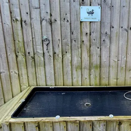 Caravan Site Doggy Wash
